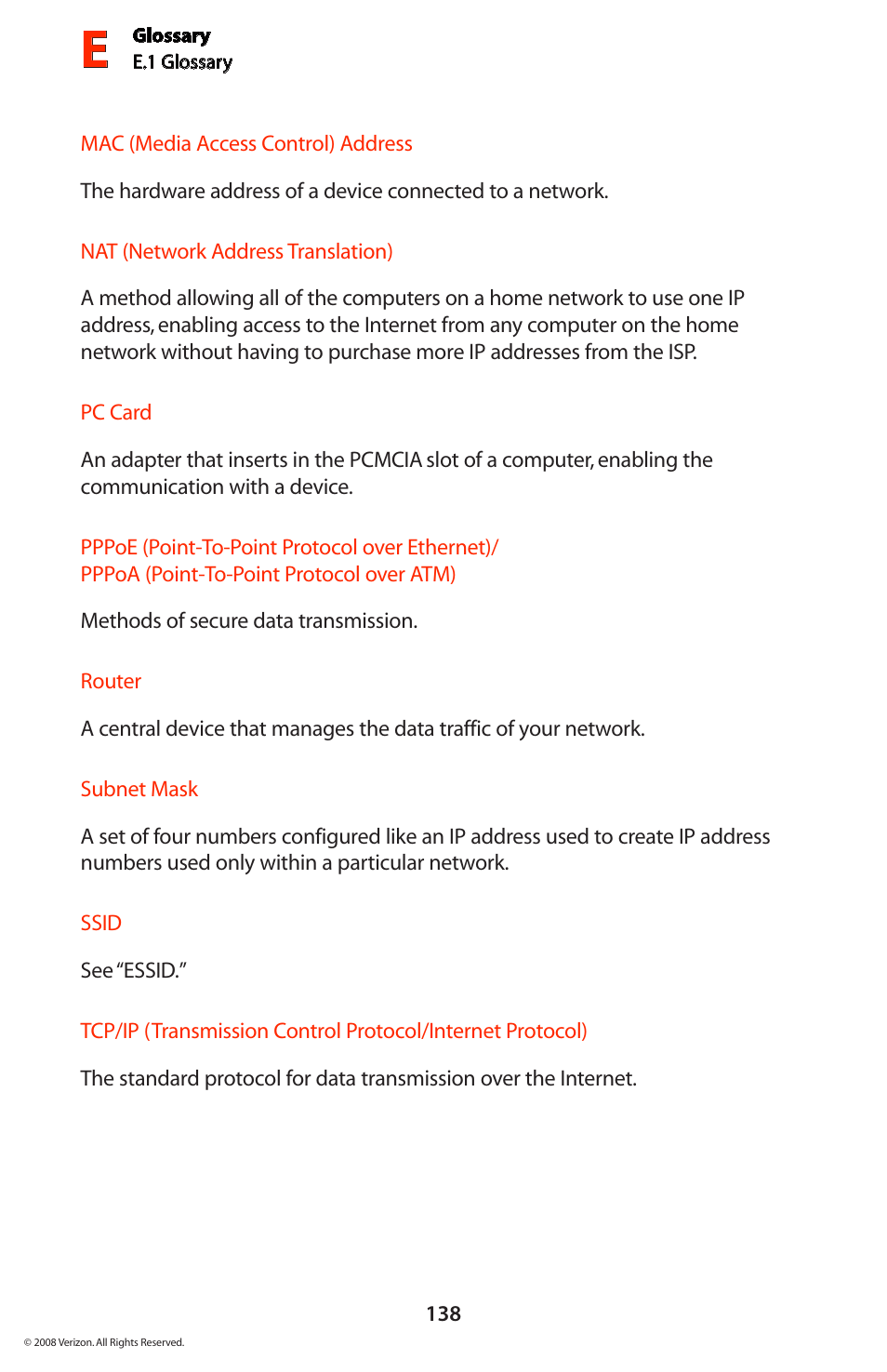 Verizon GT704WGB User Manual | Page 139 / 144