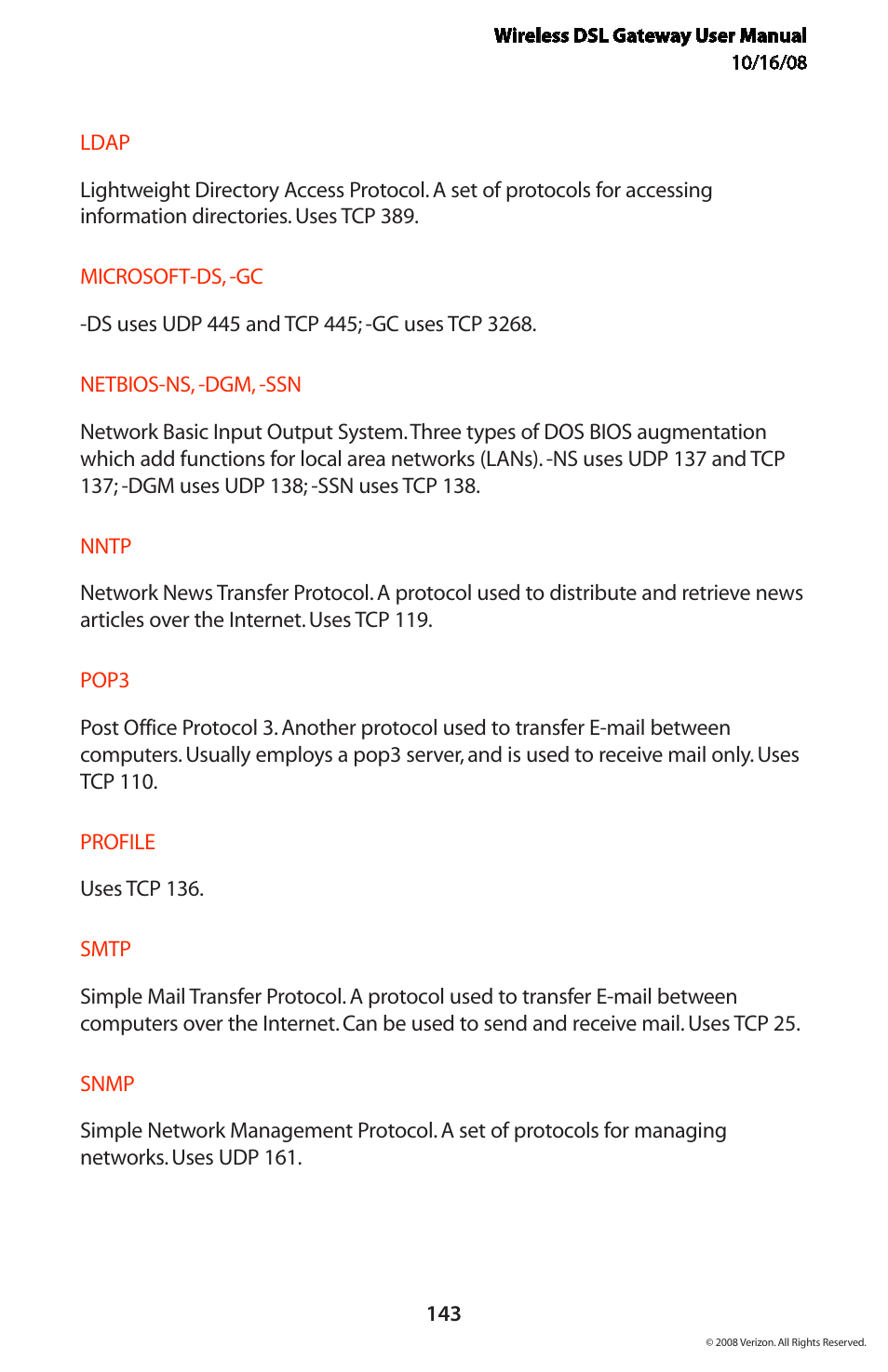 Verizon GT704WGB User Manual | Page 144 / 144