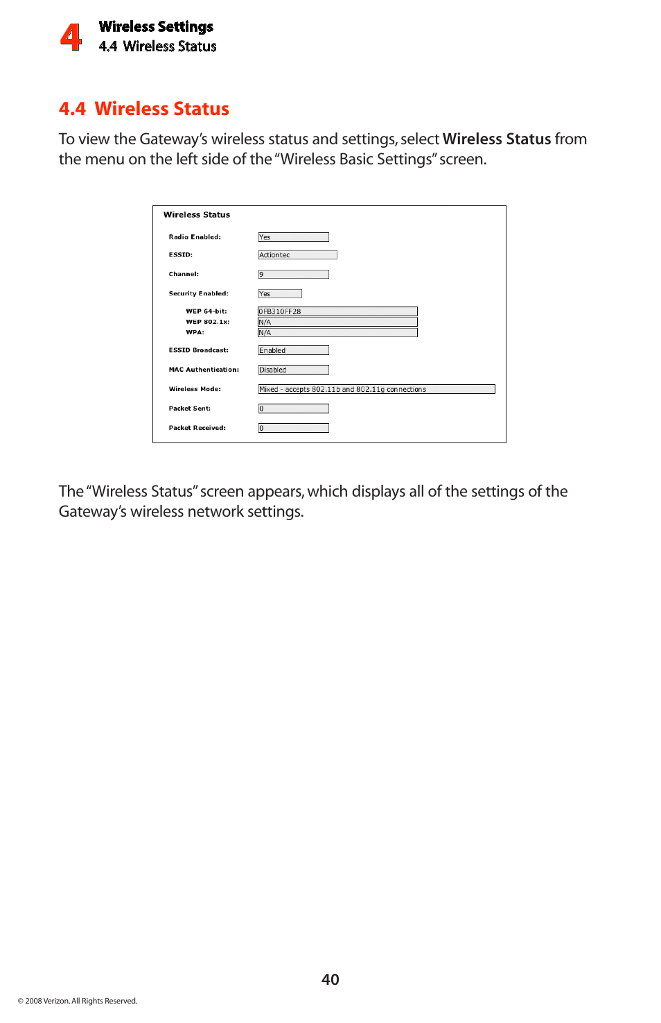 Verizon GT704WGB User Manual | Page 41 / 144