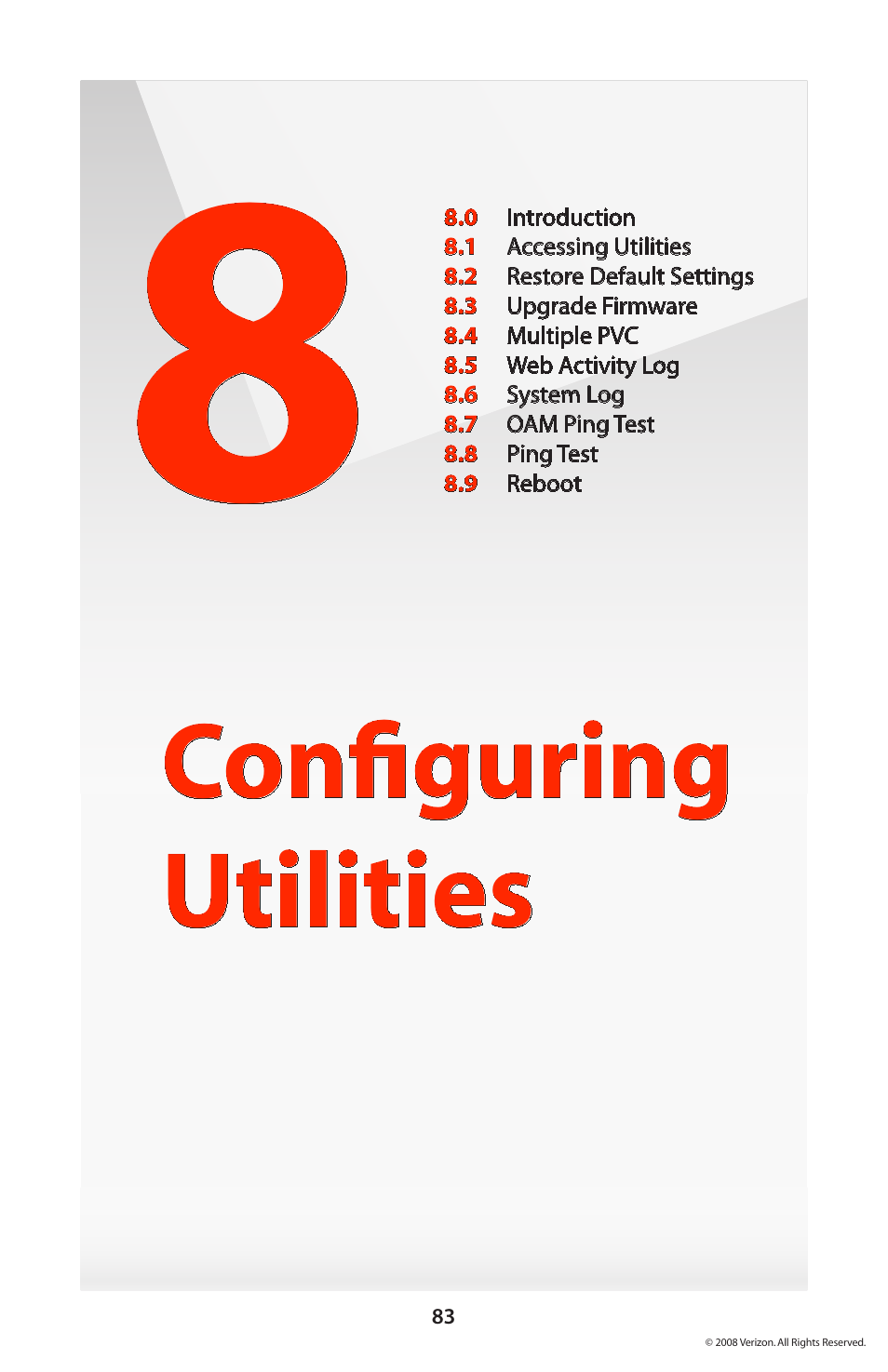 Configuring utilities | Verizon GT704WGB User Manual | Page 84 / 144