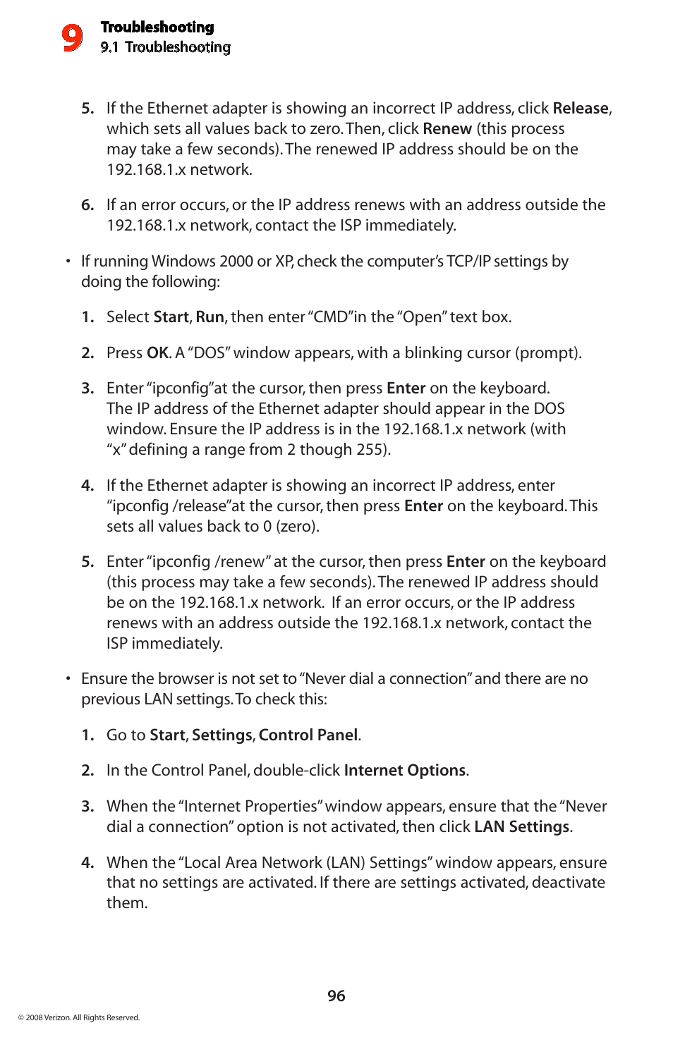 Verizon GT704WGB User Manual | Page 97 / 144