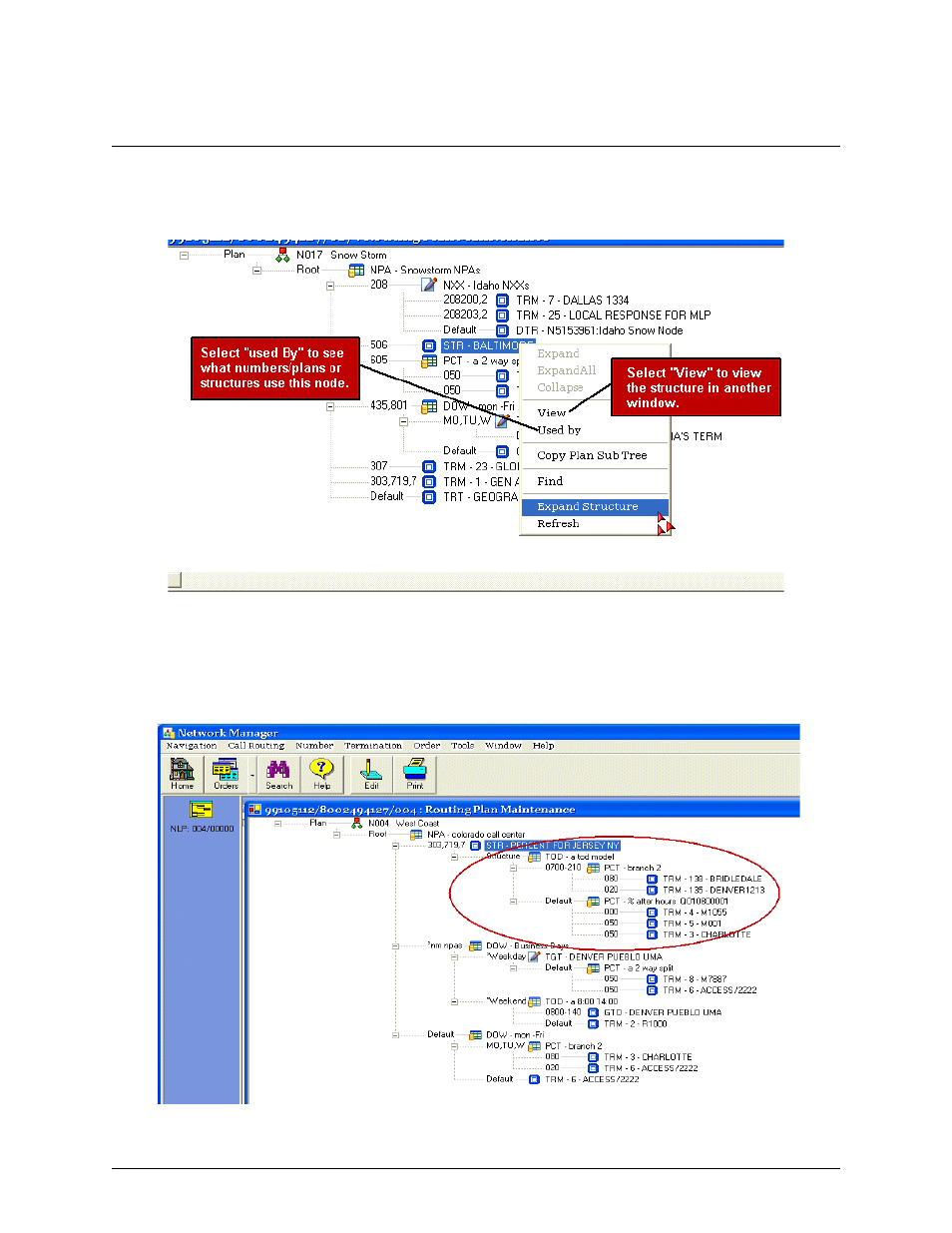 View a structure, View a structure -6 | Verizon Network Manager Nodes User Manual | Page 24 / 69