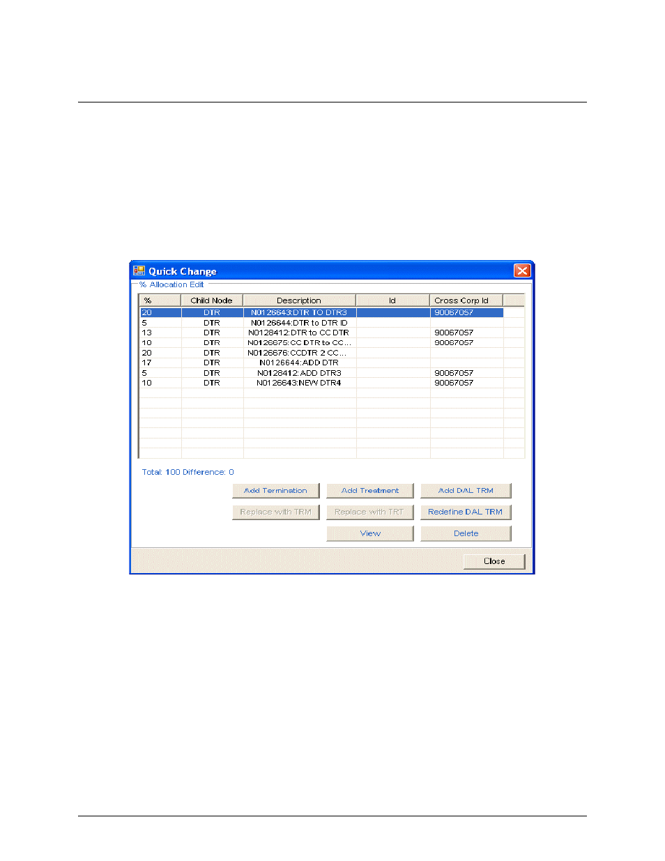 Redefine a dal termination, Redefine a dal termination -9 | Verizon Network Manager Nodes User Manual | Page 37 / 69