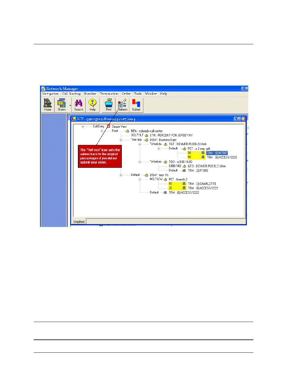 Perform a quick from the ict, cont’d | Verizon Network Manager Nodes User Manual | Page 42 / 69