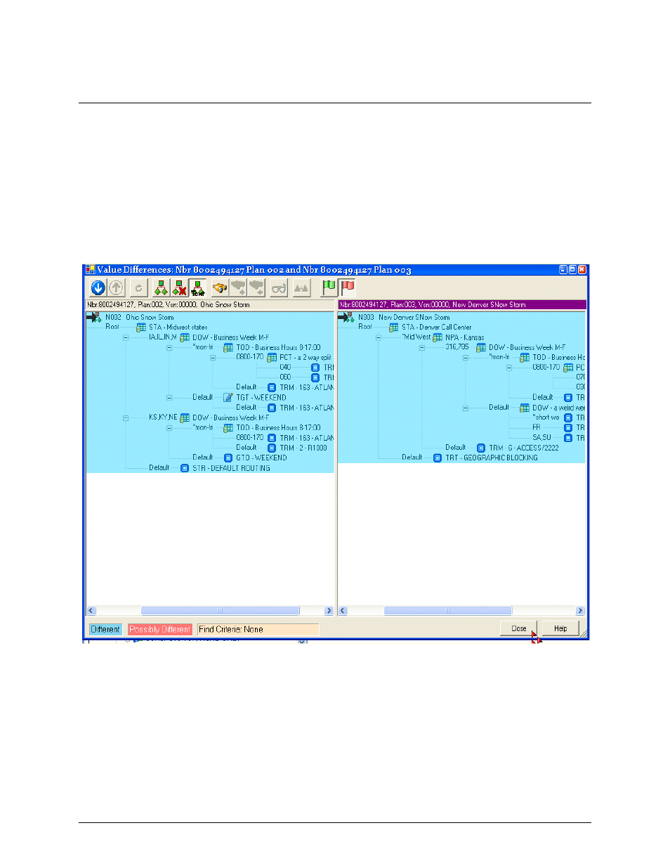 Plan compare, Plan compare -6 | Verizon Network Manager Nodes User Manual | Page 50 / 69