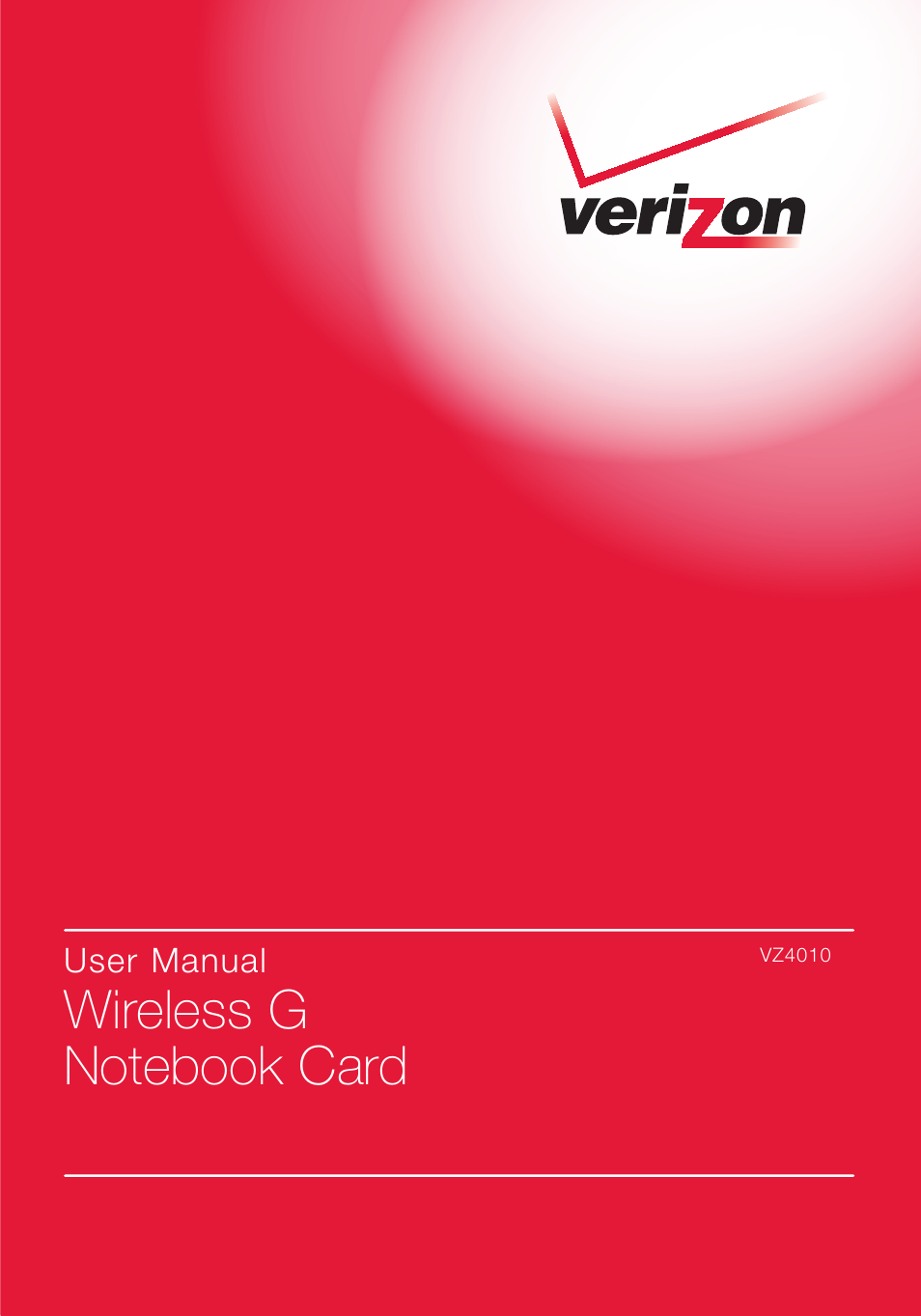 Verizon VZ4010 User Manual | 39 pages