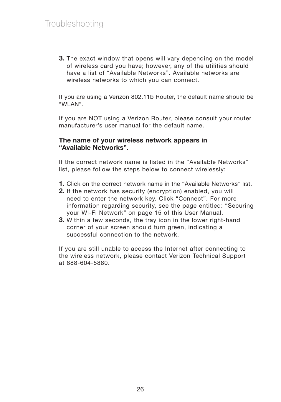 Troubleshooting | Verizon VZ4010 User Manual | Page 28 / 39