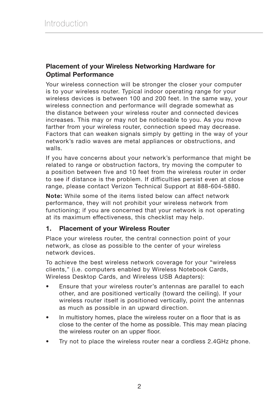 Introduction | Verizon VZ4010 User Manual | Page 4 / 39