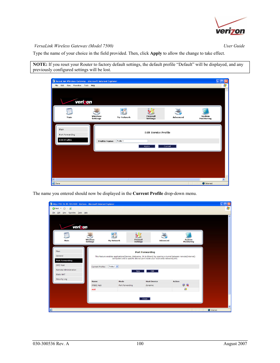 Verizon 7500 User Manual | Page 100 / 186