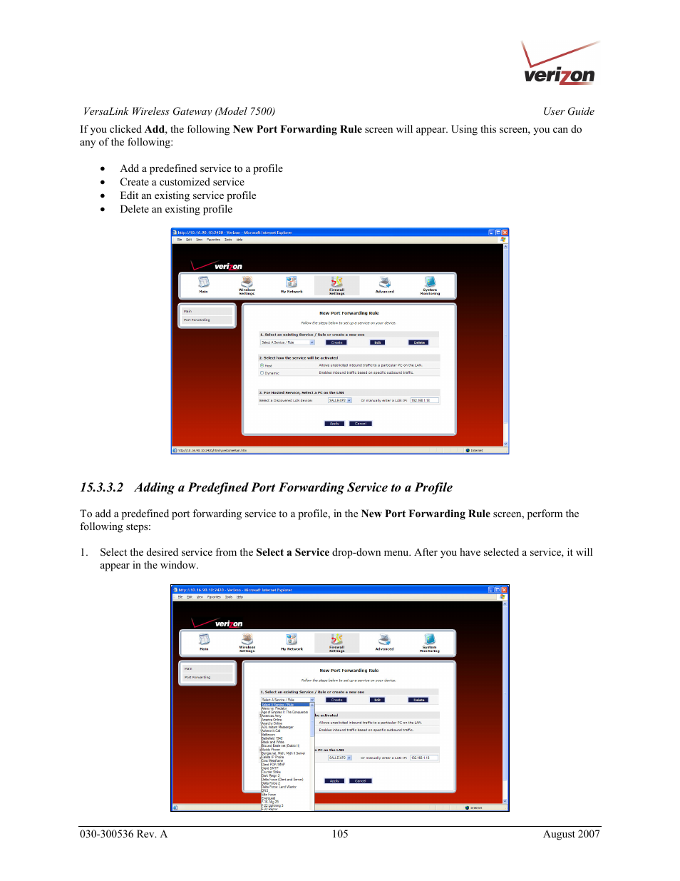 Verizon 7500 User Manual | Page 105 / 186