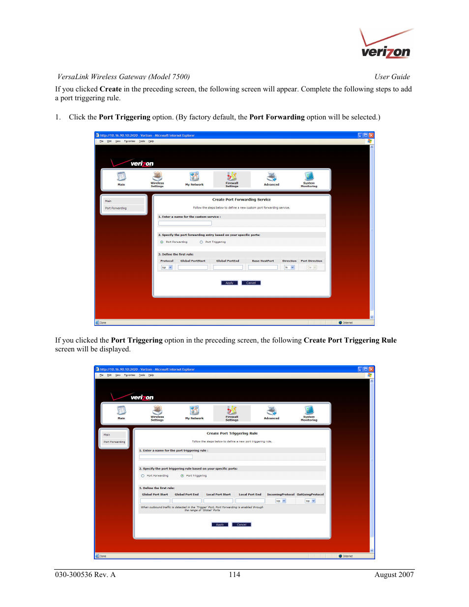 Verizon 7500 User Manual | Page 114 / 186