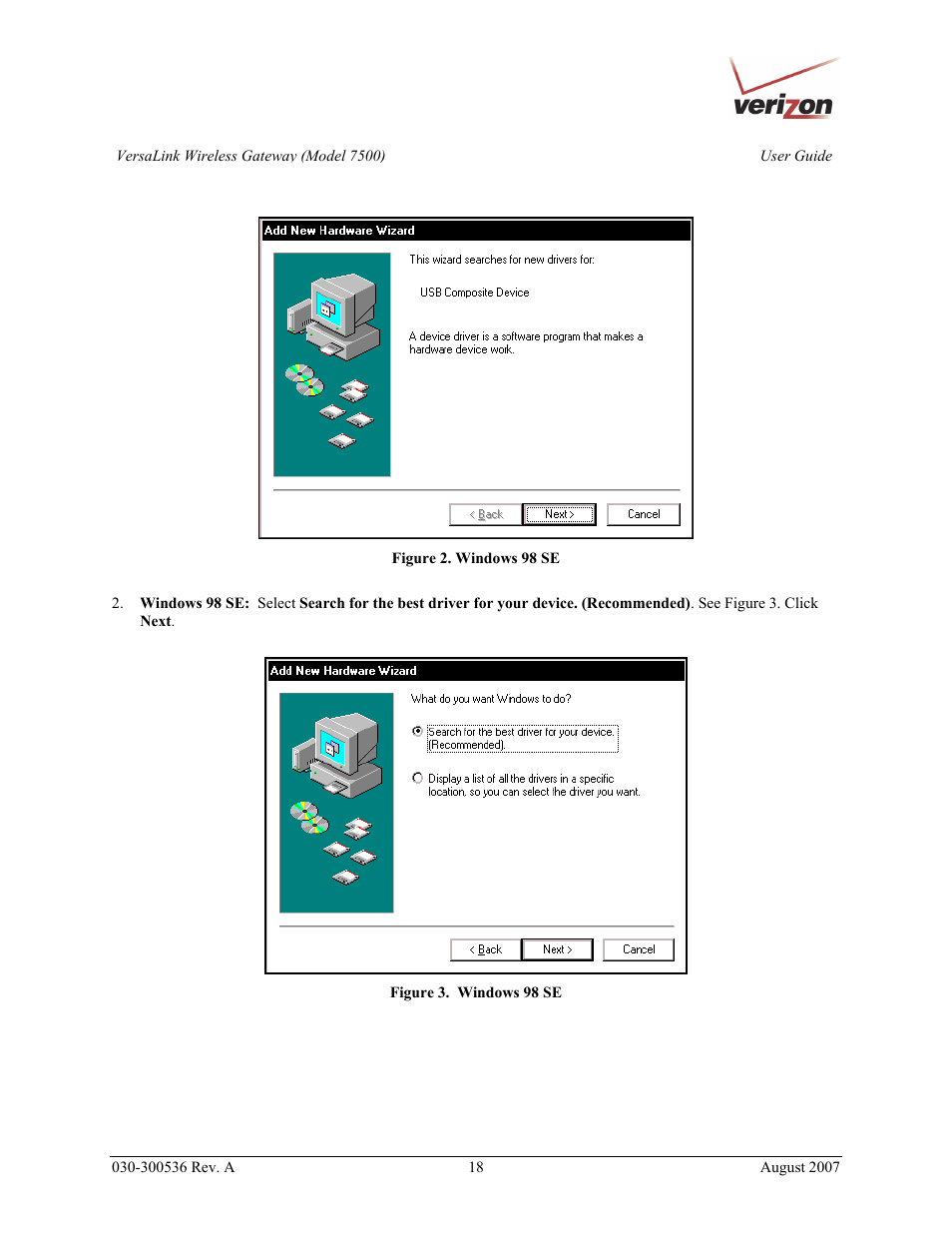Verizon 7500 User Manual | Page 18 / 186
