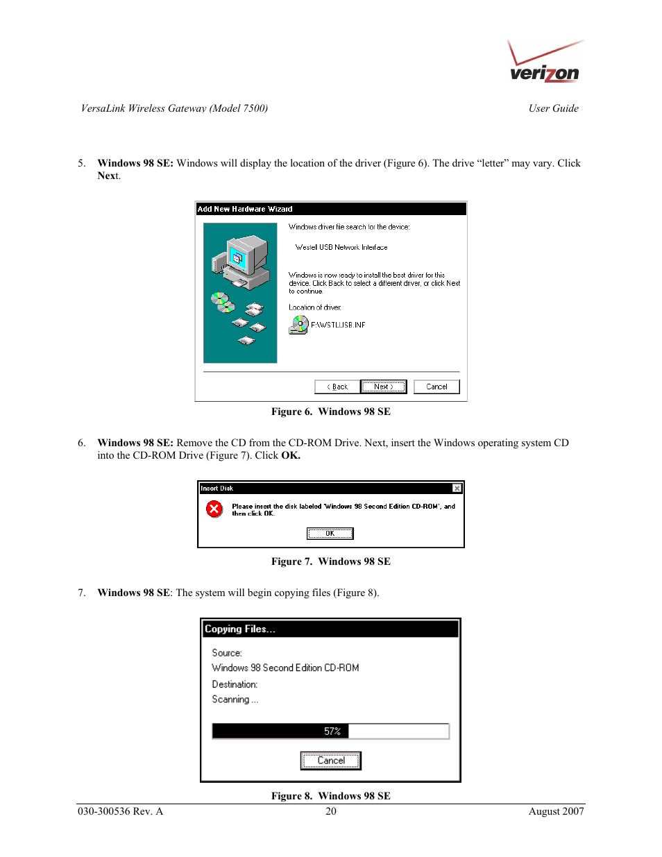 Verizon 7500 User Manual | Page 20 / 186