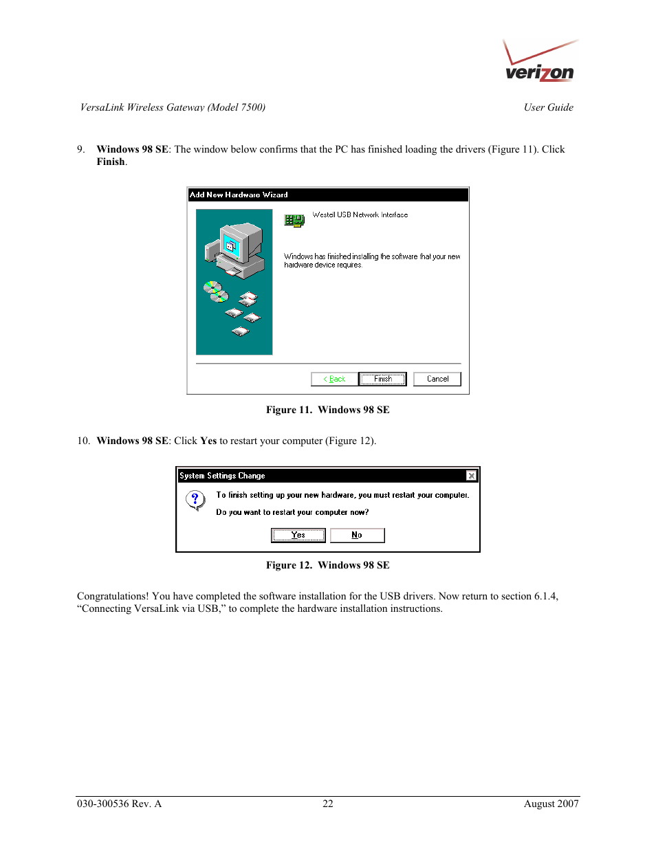 Verizon 7500 User Manual | Page 22 / 186