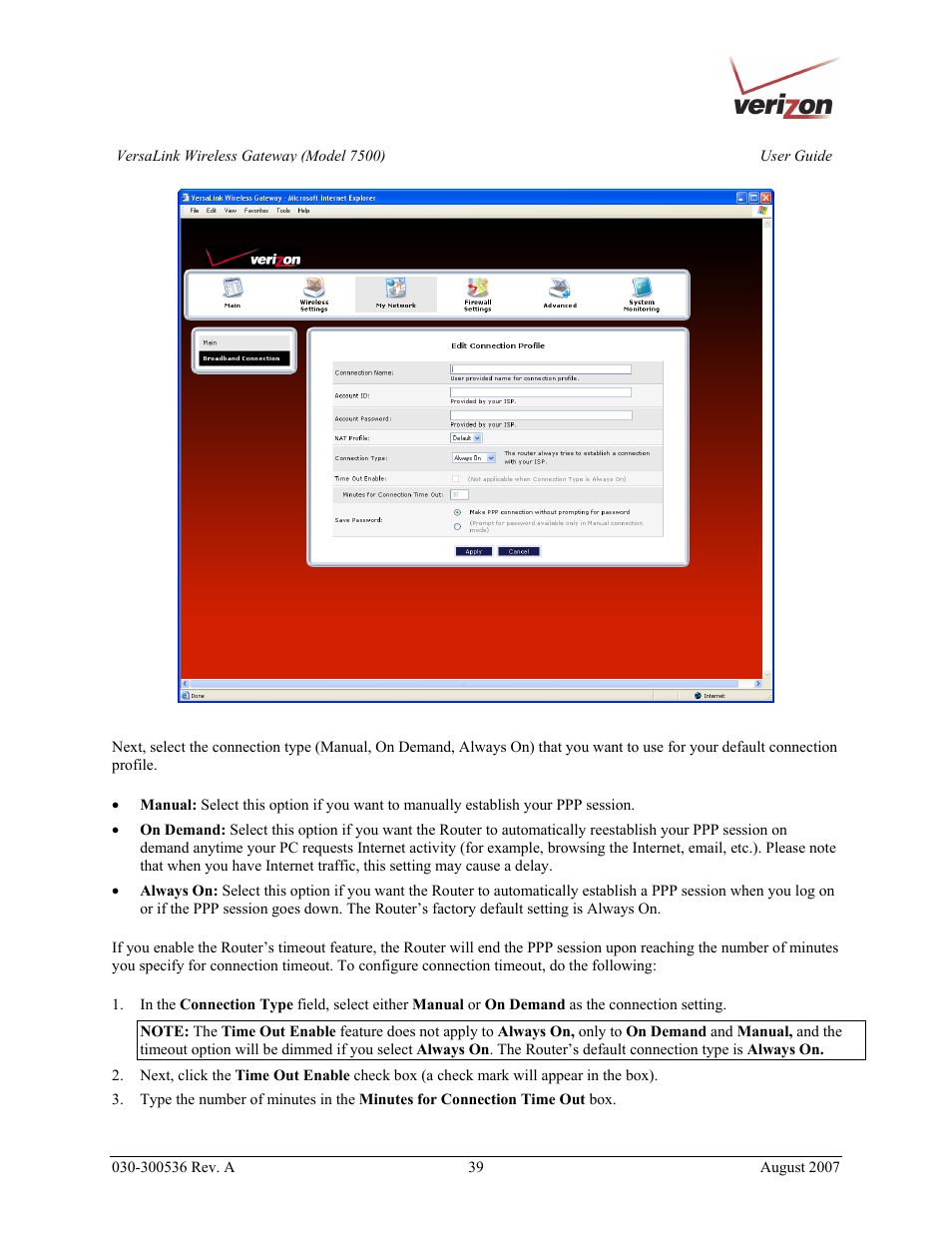 Verizon 7500 User Manual | Page 39 / 186