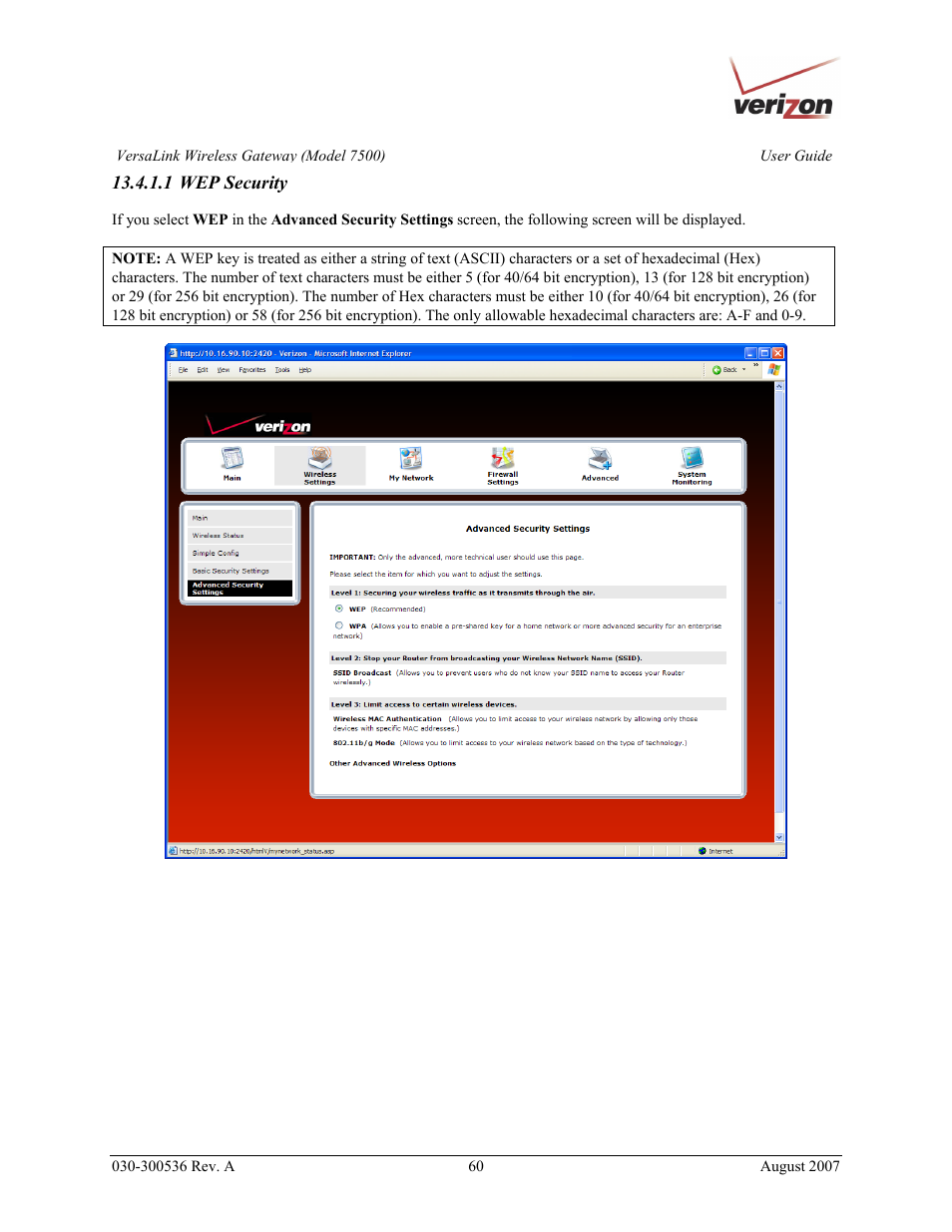Verizon 7500 User Manual | Page 60 / 186