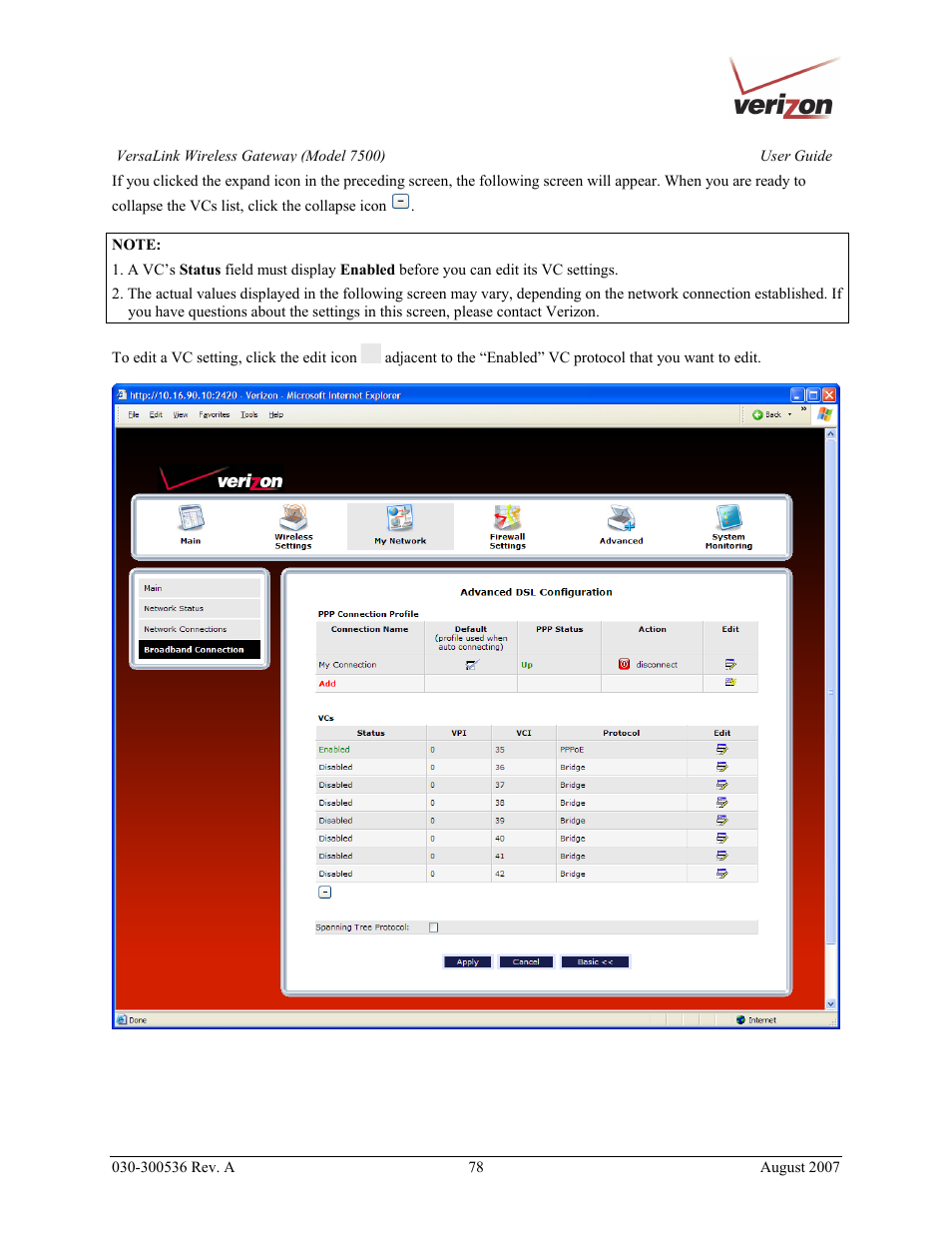 Verizon 7500 User Manual | Page 78 / 186