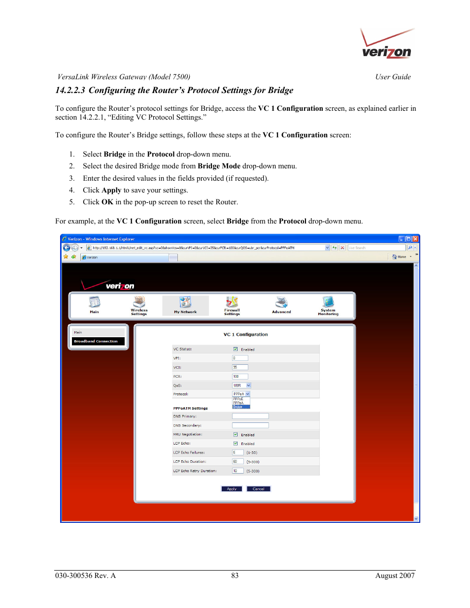 Verizon 7500 User Manual | Page 83 / 186