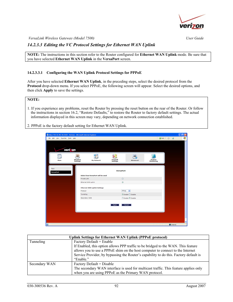 Verizon 7500 User Manual | Page 92 / 186