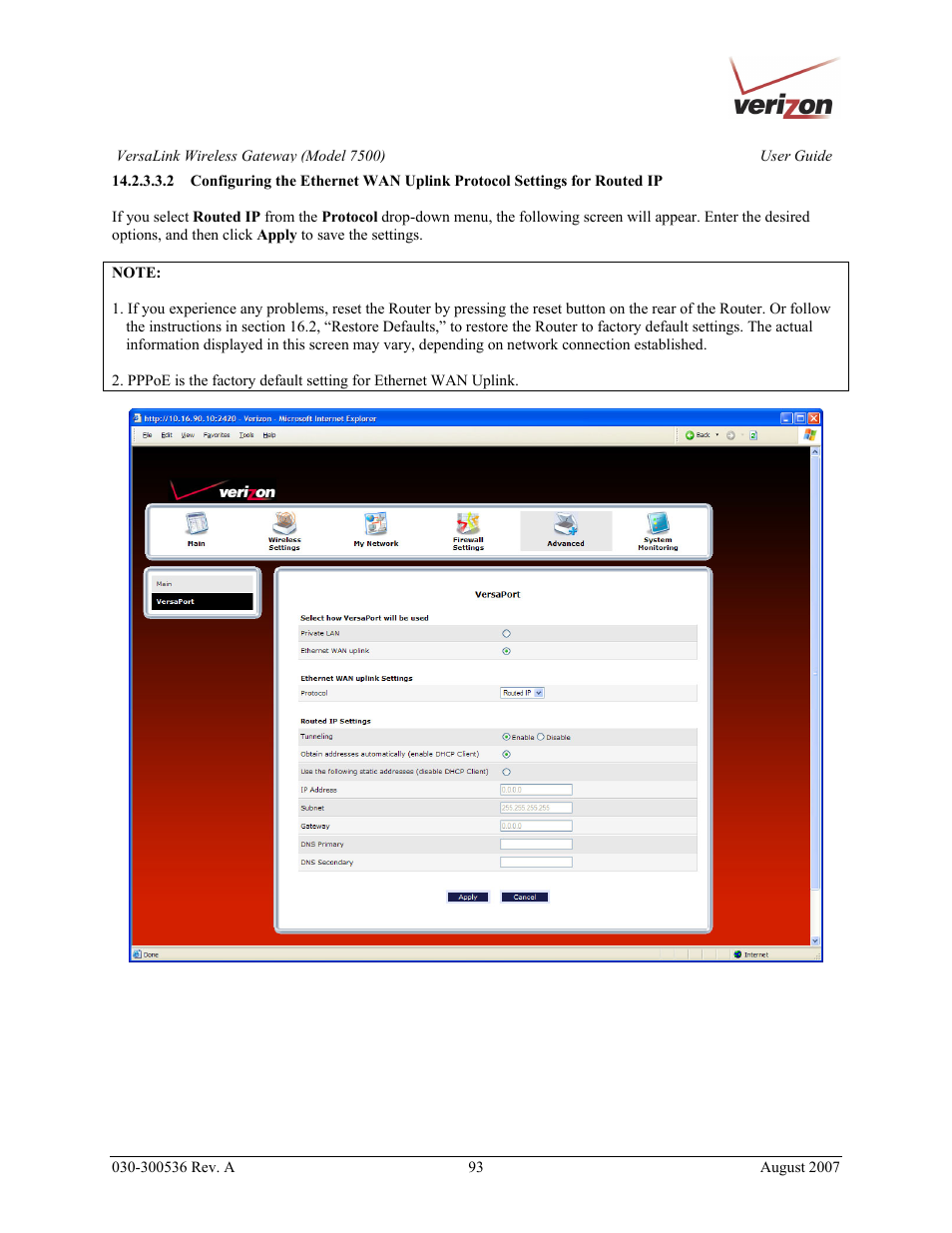 Verizon 7500 User Manual | Page 93 / 186