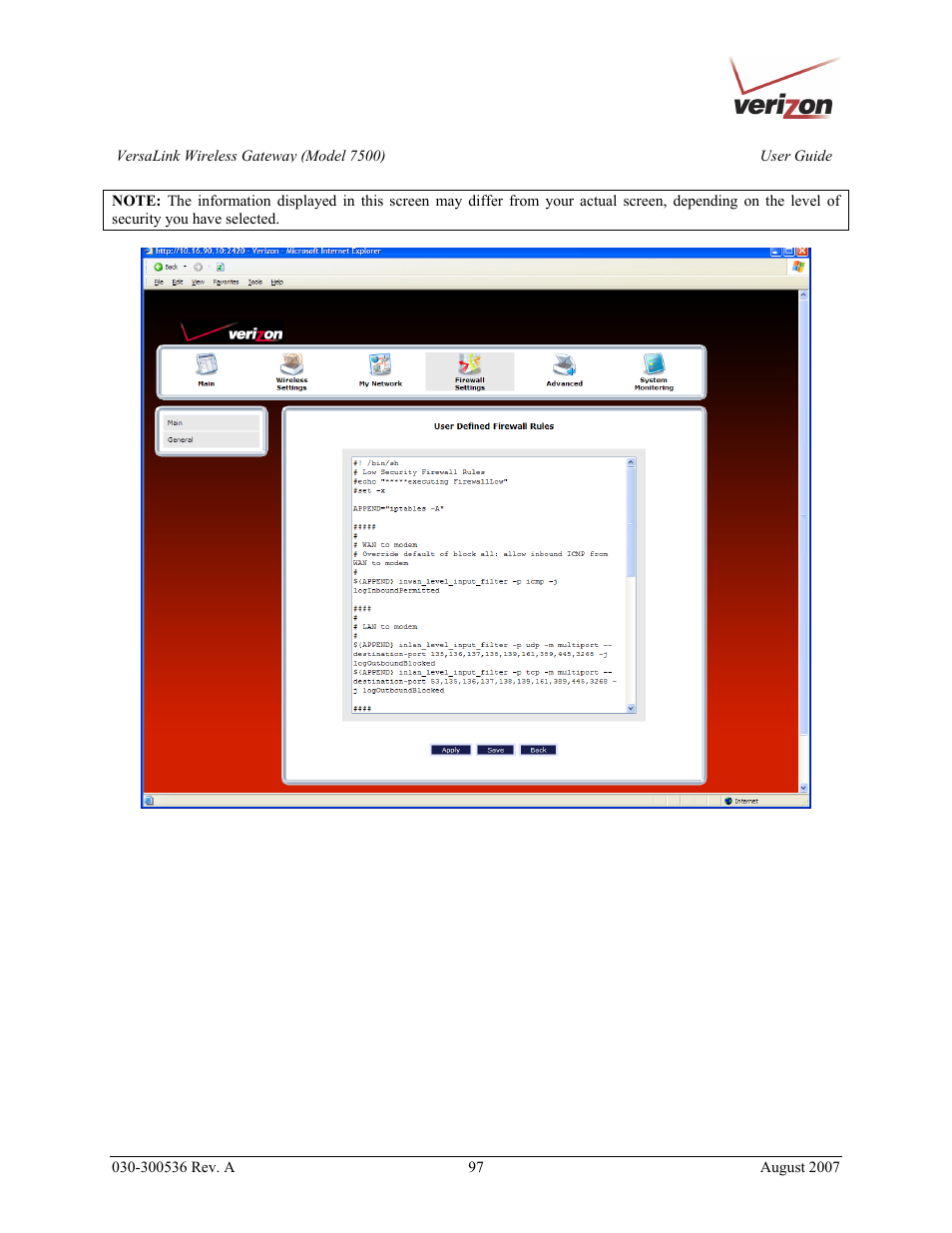 Verizon 7500 User Manual | Page 97 / 186