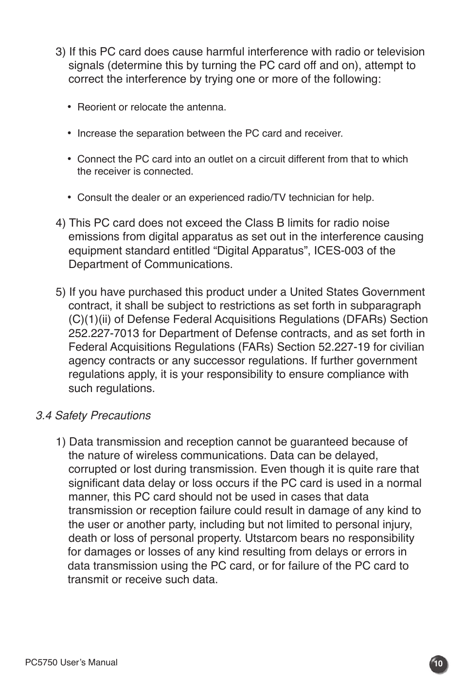 Verizon PC5750 User Manual | Page 12 / 18