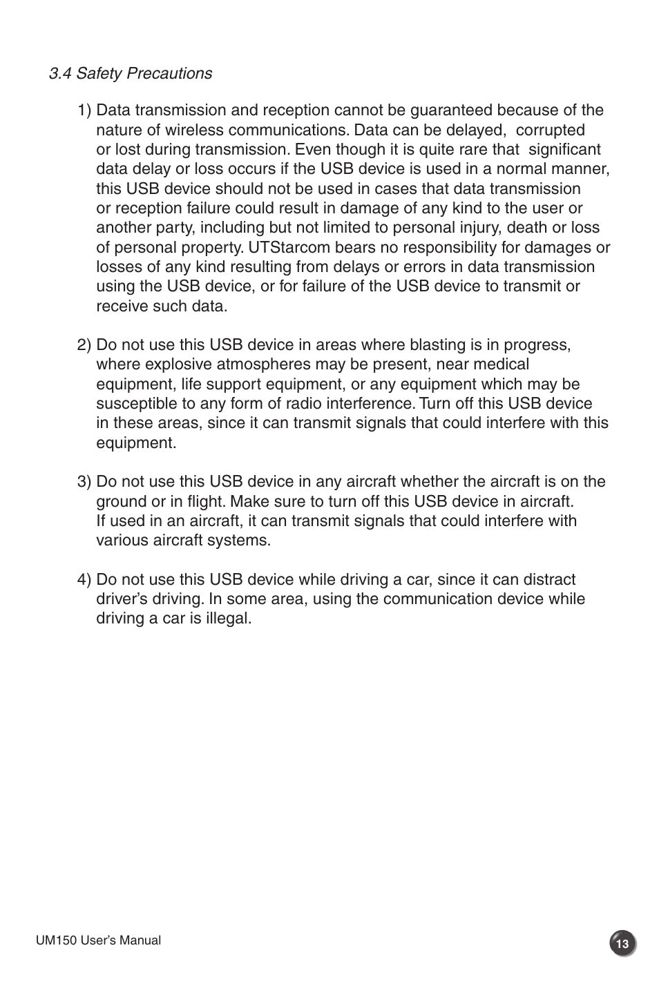 Verizon UM150 User Manual | Page 15 / 20