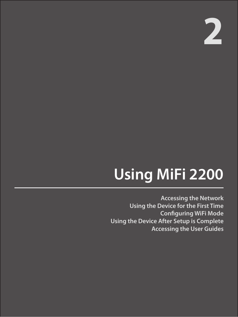 Using mifi 2200 | Verizon Wireless Intelligent Mobile Hotspot MiFi 2200 User Manual | Page 15 / 80