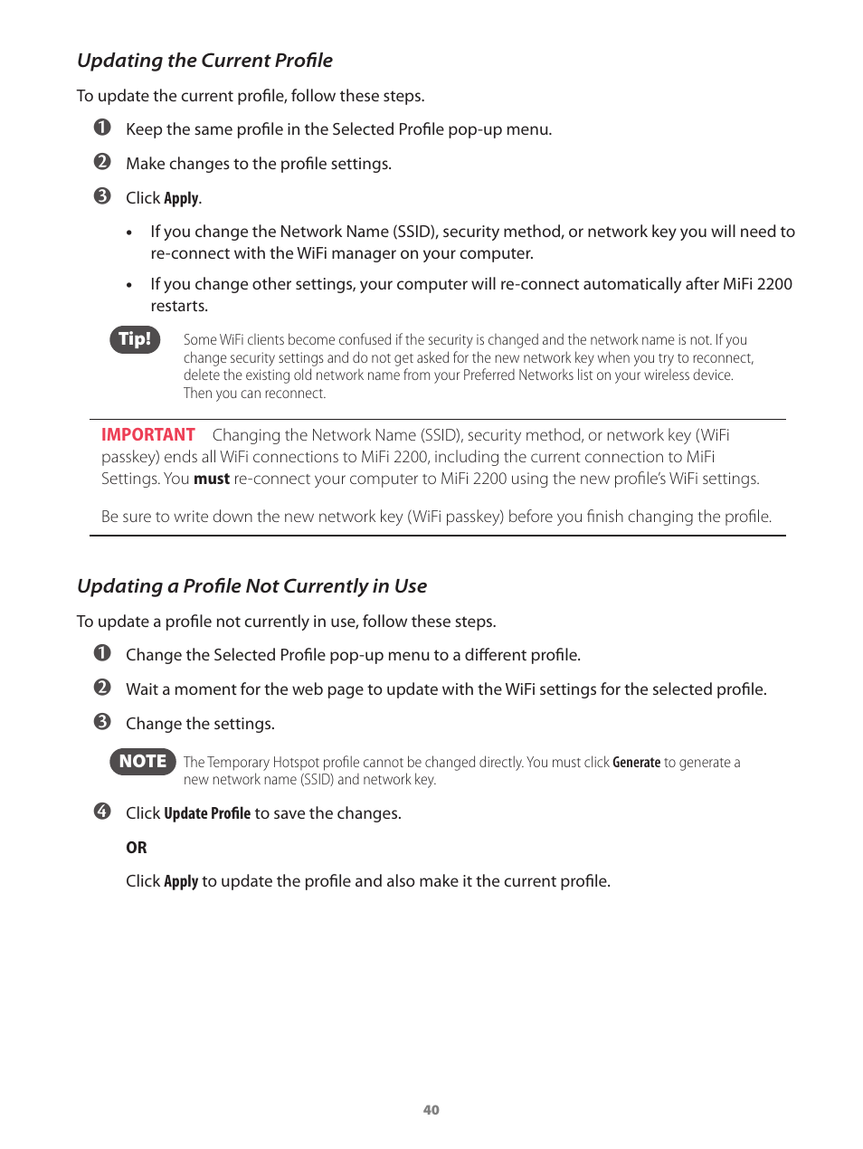 Verizon Wireless Intelligent Mobile Hotspot MiFi 2200 User Manual | Page 41 / 80