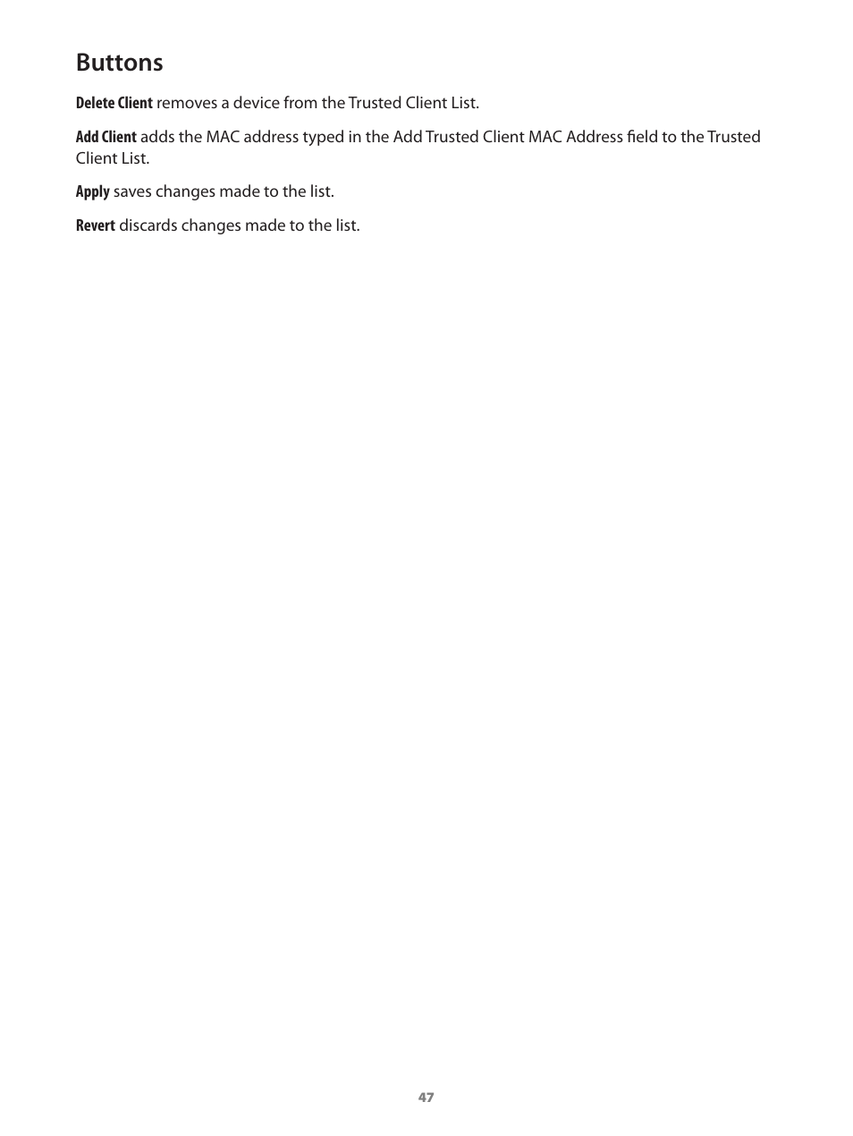 Buttons | Verizon Wireless Intelligent Mobile Hotspot MiFi 2200 User Manual | Page 48 / 80