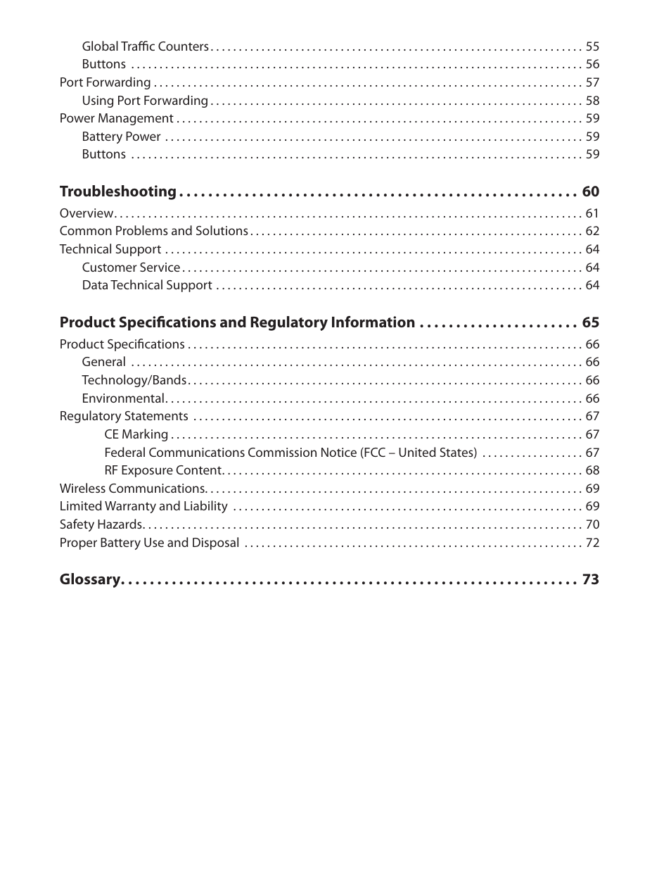 Verizon Wireless Intelligent Mobile Hotspot MiFi 2200 User Manual | Page 5 / 80