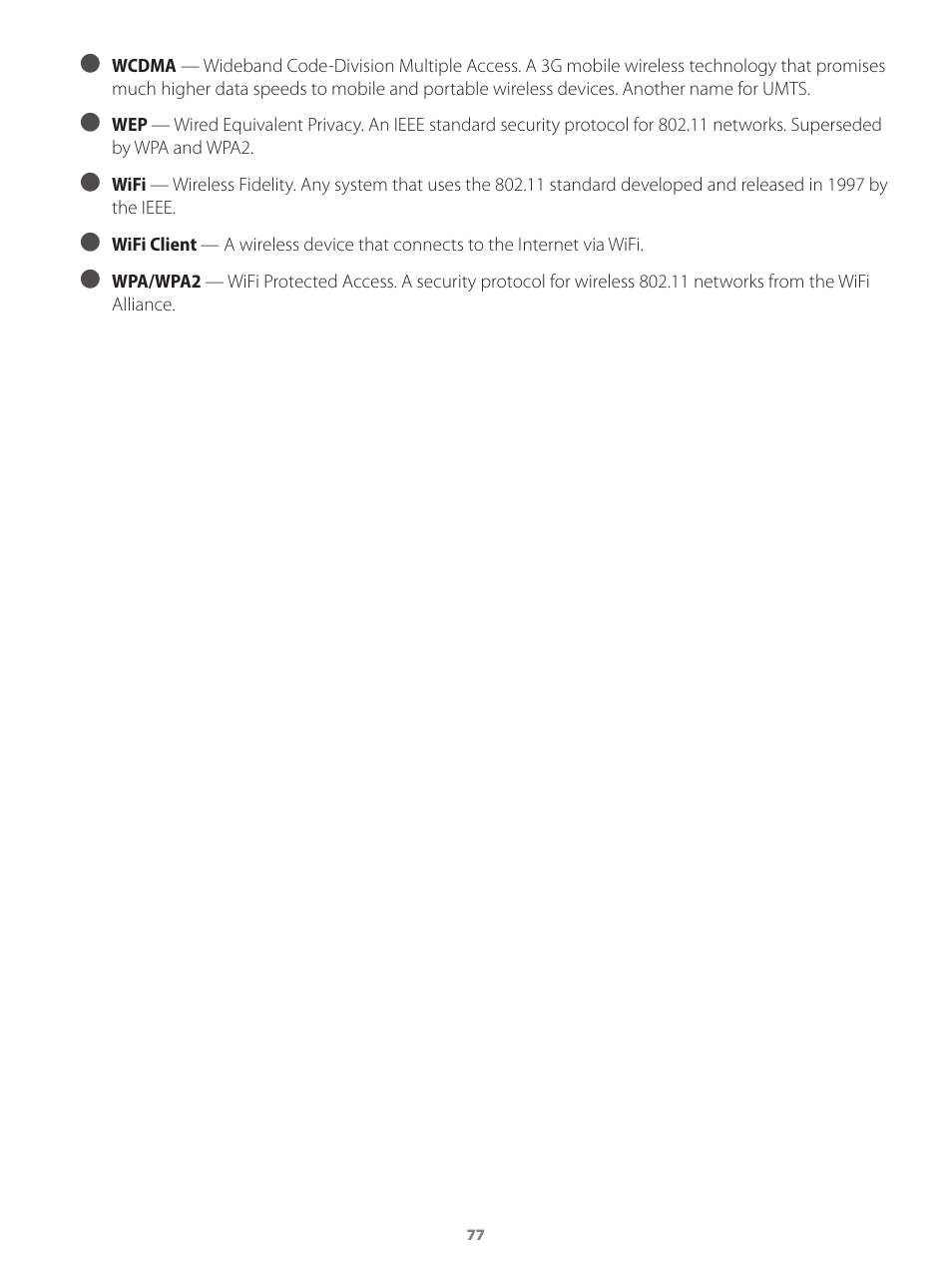 Verizon Wireless Intelligent Mobile Hotspot MiFi 2200 User Manual | Page 78 / 80