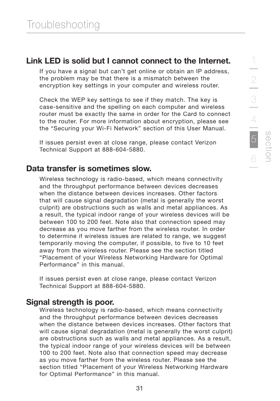 Troubleshooting | Verizon VZ4000 User Manual | Page 33 / 41