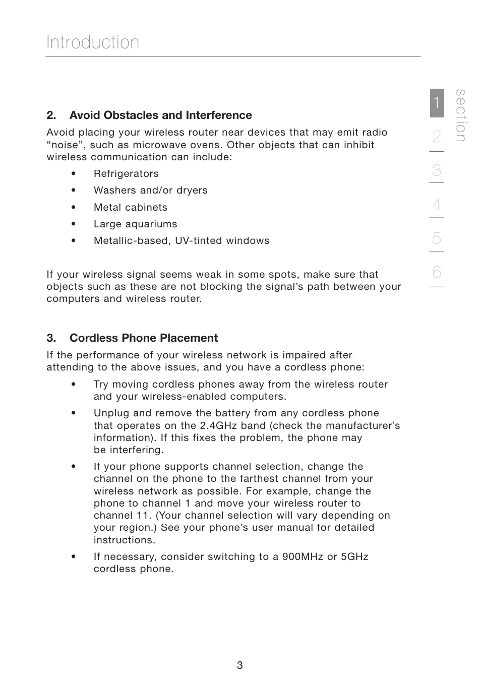 Introduction, Se c tio n | Verizon VZ4000 User Manual | Page 5 / 41
