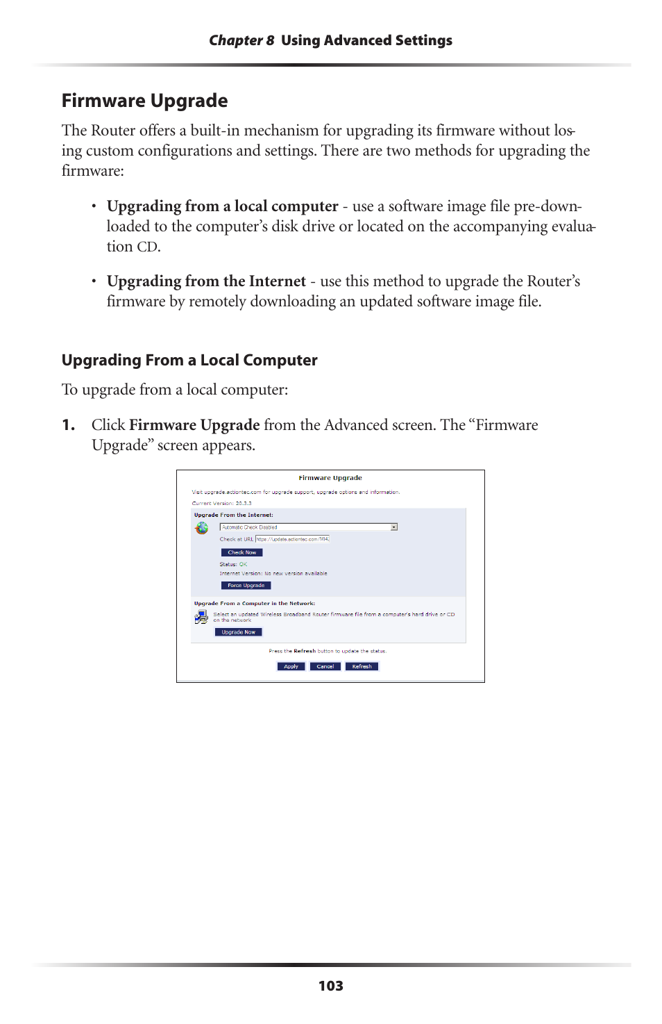 Firmware upgrade | Verizon MI424WR User Manual | Page 108 / 163