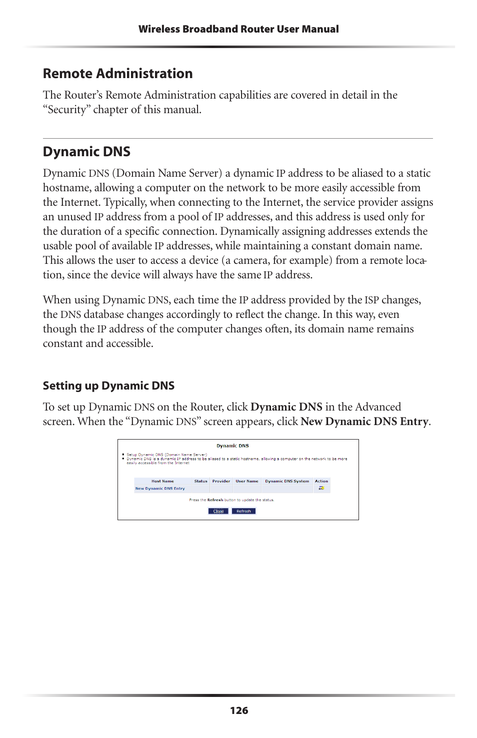 Remote administration, Dynamic dns | Verizon MI424WR User Manual | Page 131 / 163