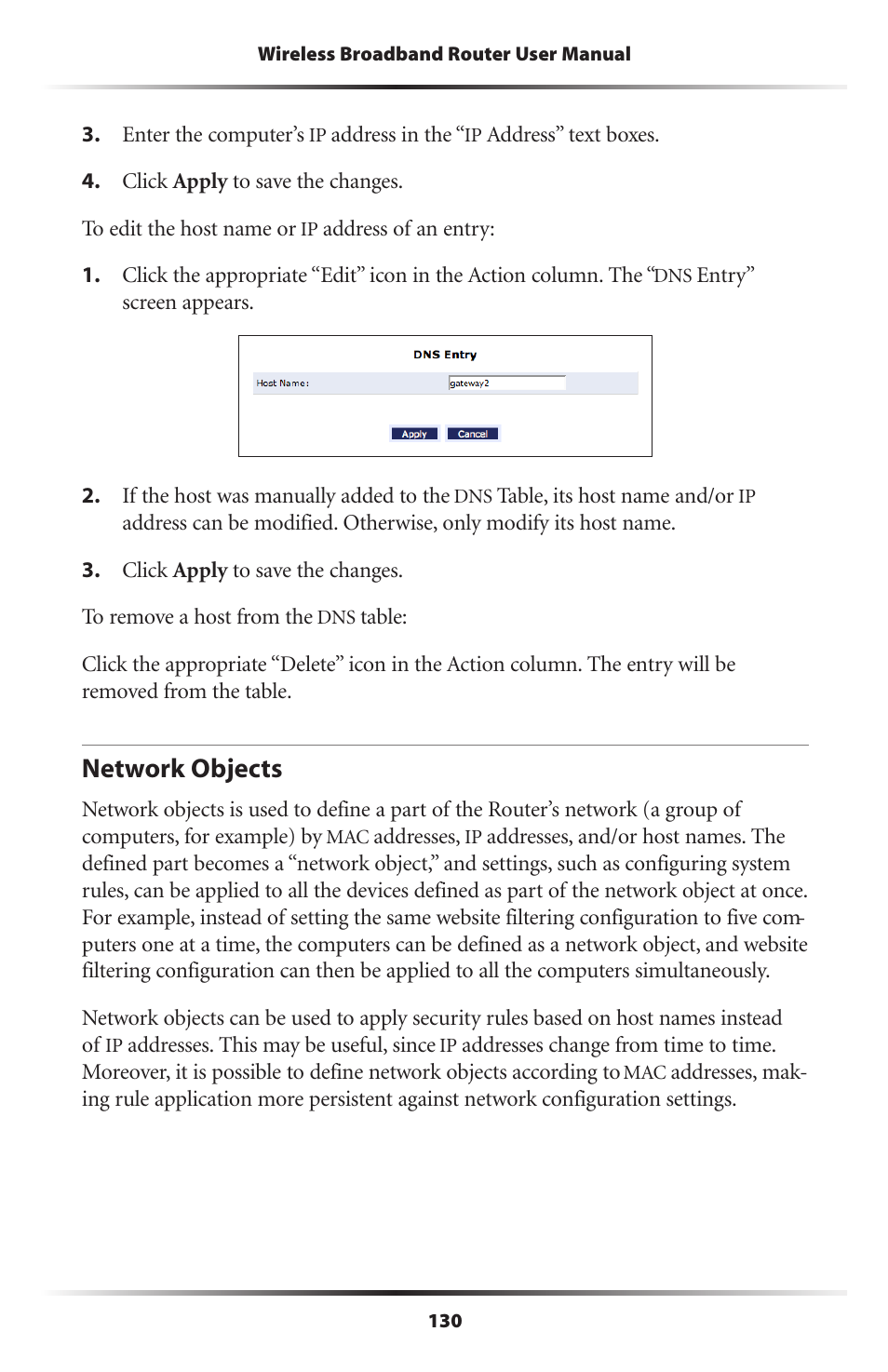 Network objects | Verizon MI424WR User Manual | Page 135 / 163