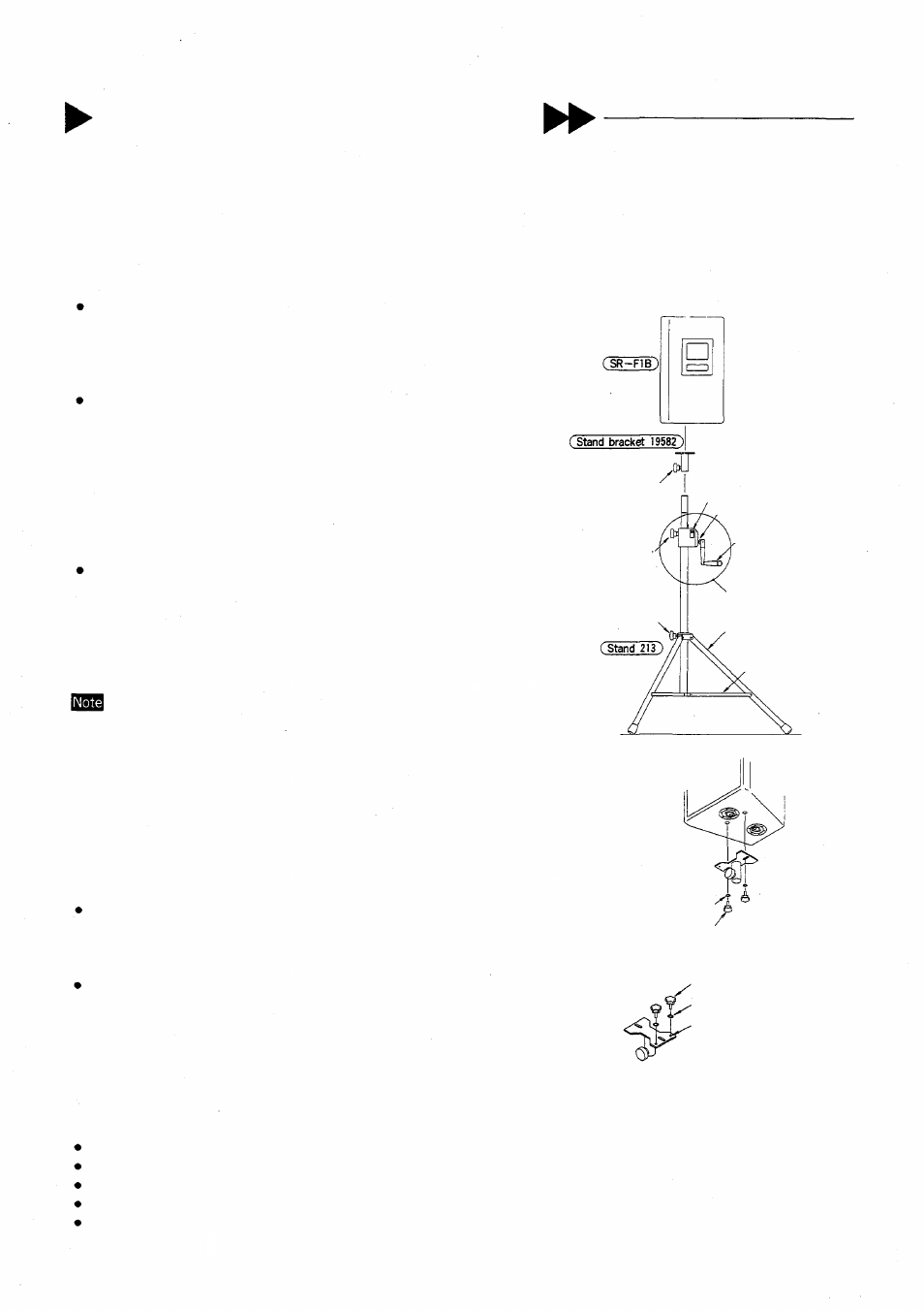 Sr-f1b speaker stand, Precautions | Verizon SR-F1B User Manual | Page 6 / 14