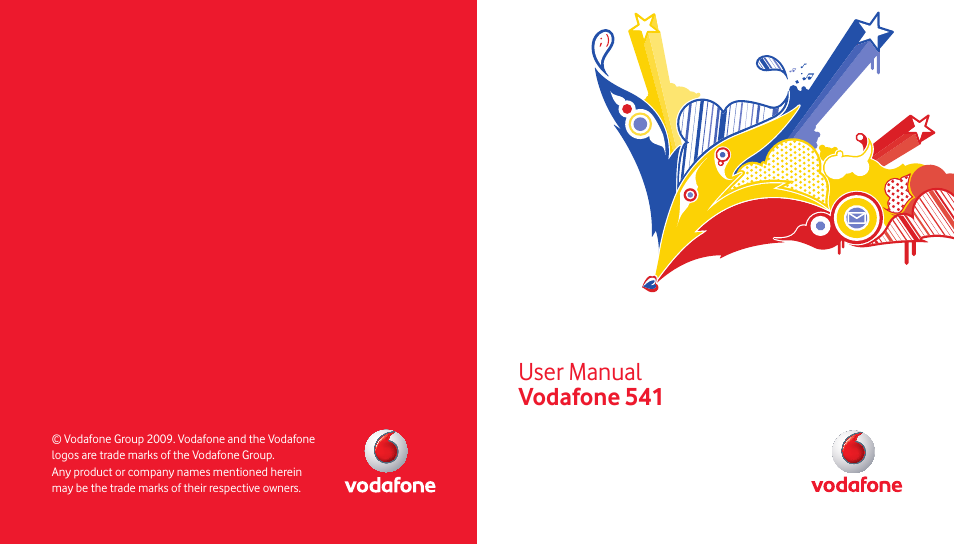 Vodafone 541 User Manual | 41 pages