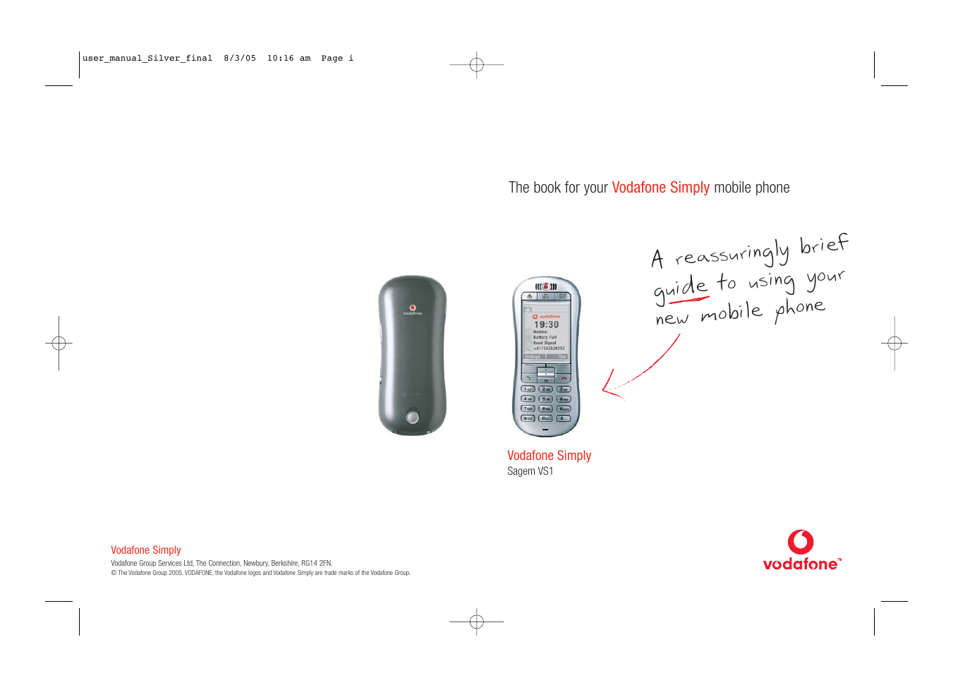 Vodafone SIMPLY VS1 User Manual | 22 pages