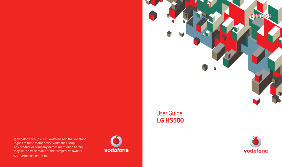 Vodafone LG KS500 User Manual | 74 pages