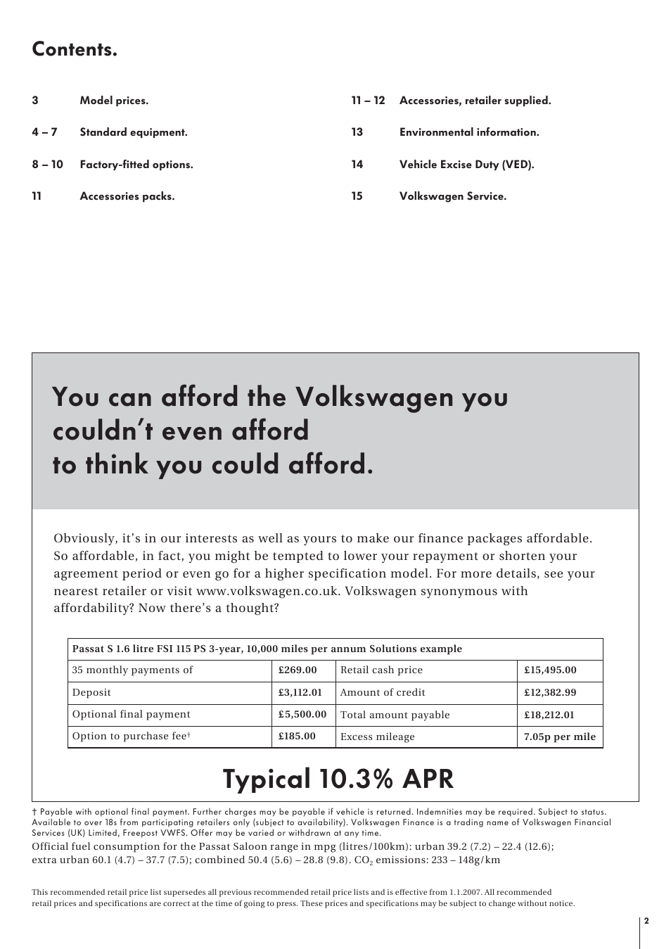 Volkswagen Passat User Manual | Page 2 / 16