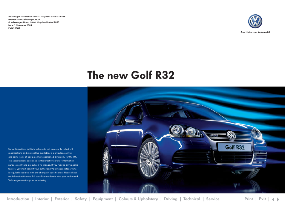 Volkswagen R32 User Manual | 14 pages