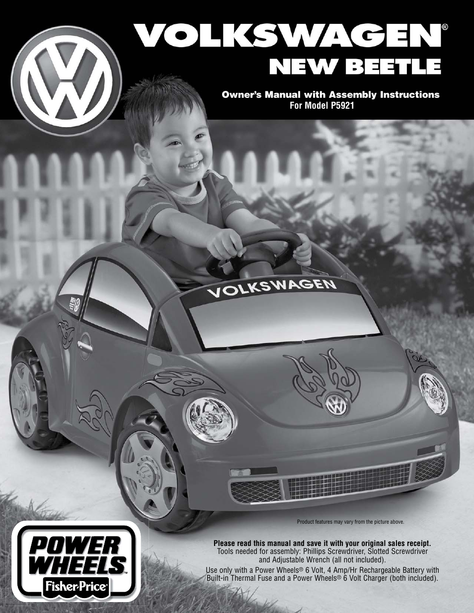 Volkswagen NEW BEETLE P5921 User Manual | 20 pages