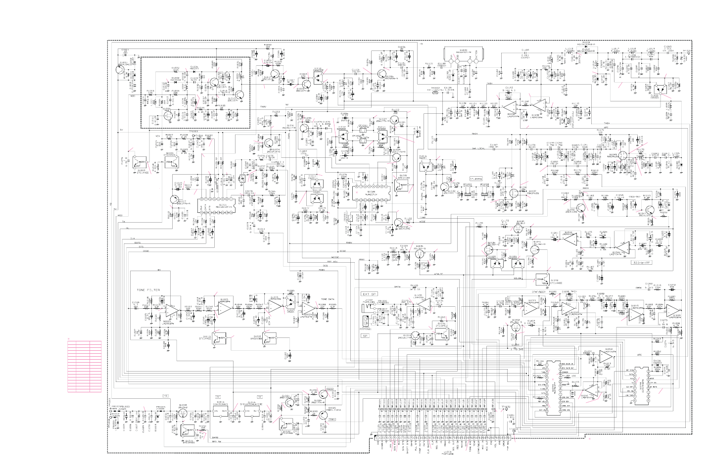 Main unit, Circuit diagram | Vertex Standard FT-1807M User Manual | Page 13 / 34