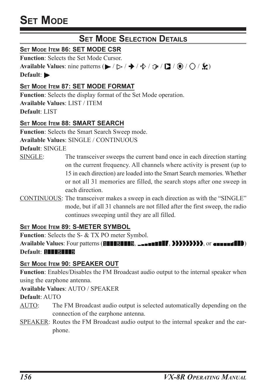Vx-8r o | Vertex Standard VX-8R User Manual | Page 158 / 172