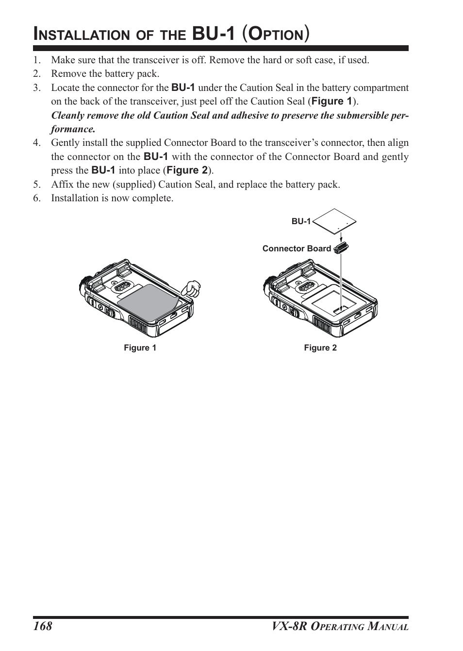 Bu-1 ( o | Vertex Standard VX-8R User Manual | Page 170 / 172