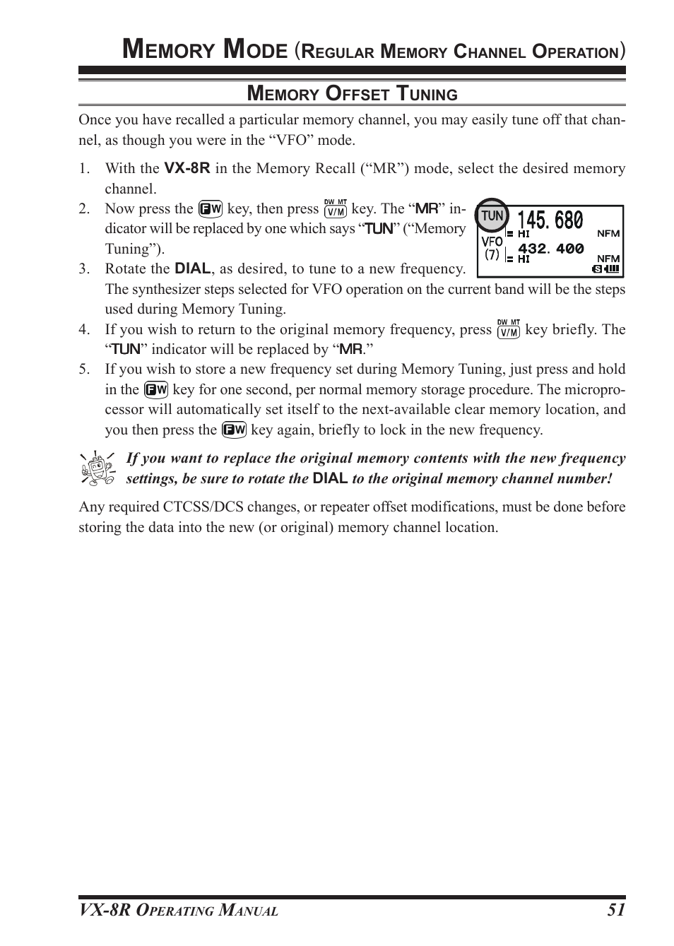 Emory | Vertex Standard VX-8R User Manual | Page 53 / 172