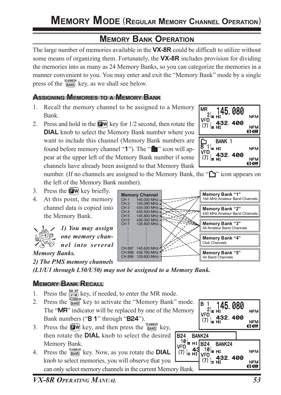 Emory, Vx-8r o | Vertex Standard VX-8R User Manual | Page 55 / 172