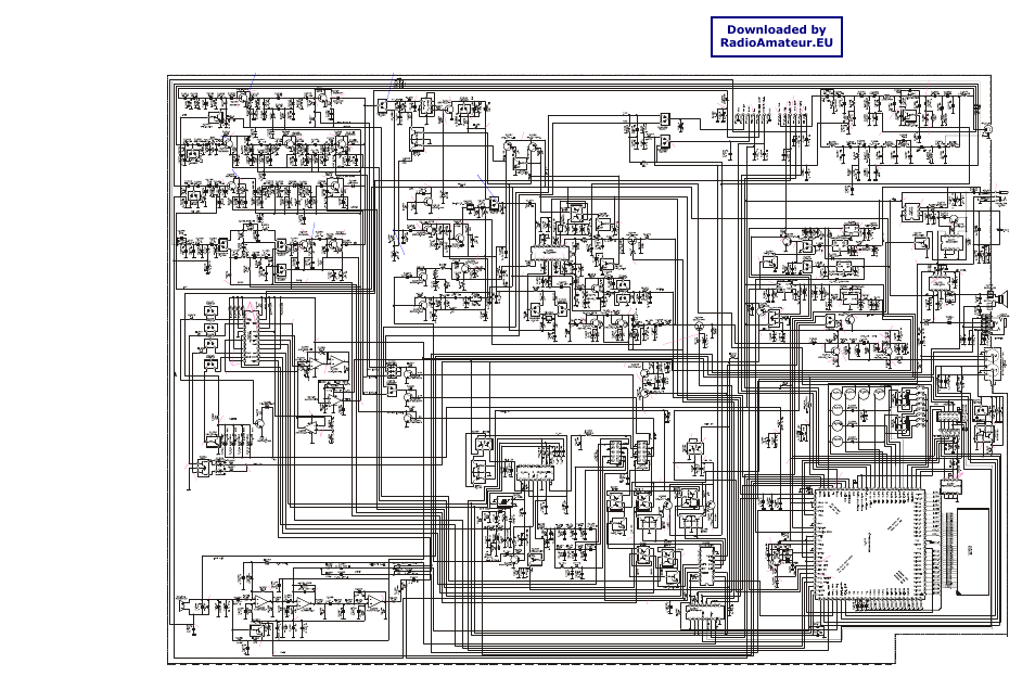 Main unit, Circuit diagram, Downloaded by radioamateur.eu | Vertex Standard Yaesu VX-2R User Manual | Page 17 / 44